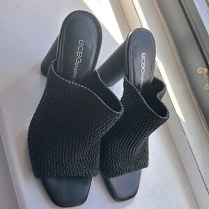 Bcbgeneration heels size 7. Color black, like new barely worm.